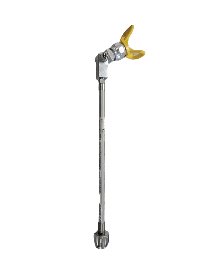 Extension pole with swivel 12"